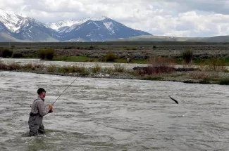 mountains fly fishing montana guided trip adventure 